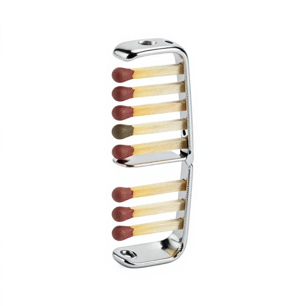 Safety match isolated on a white background