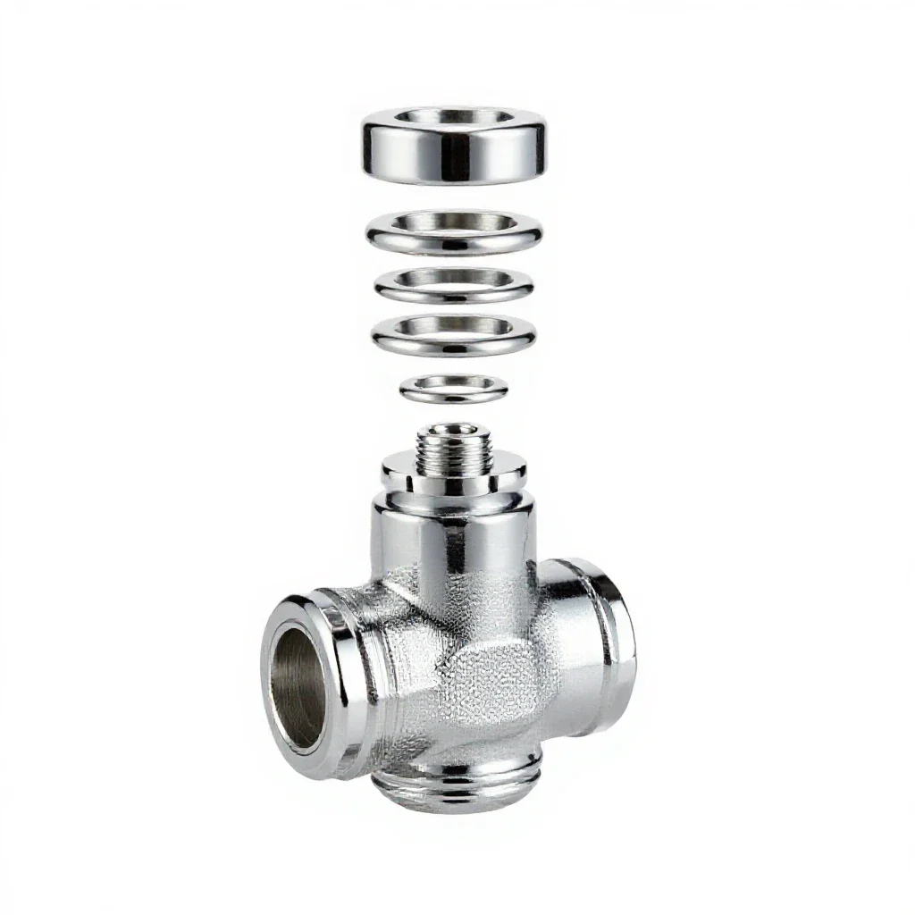 Safety valve isolated on a white background