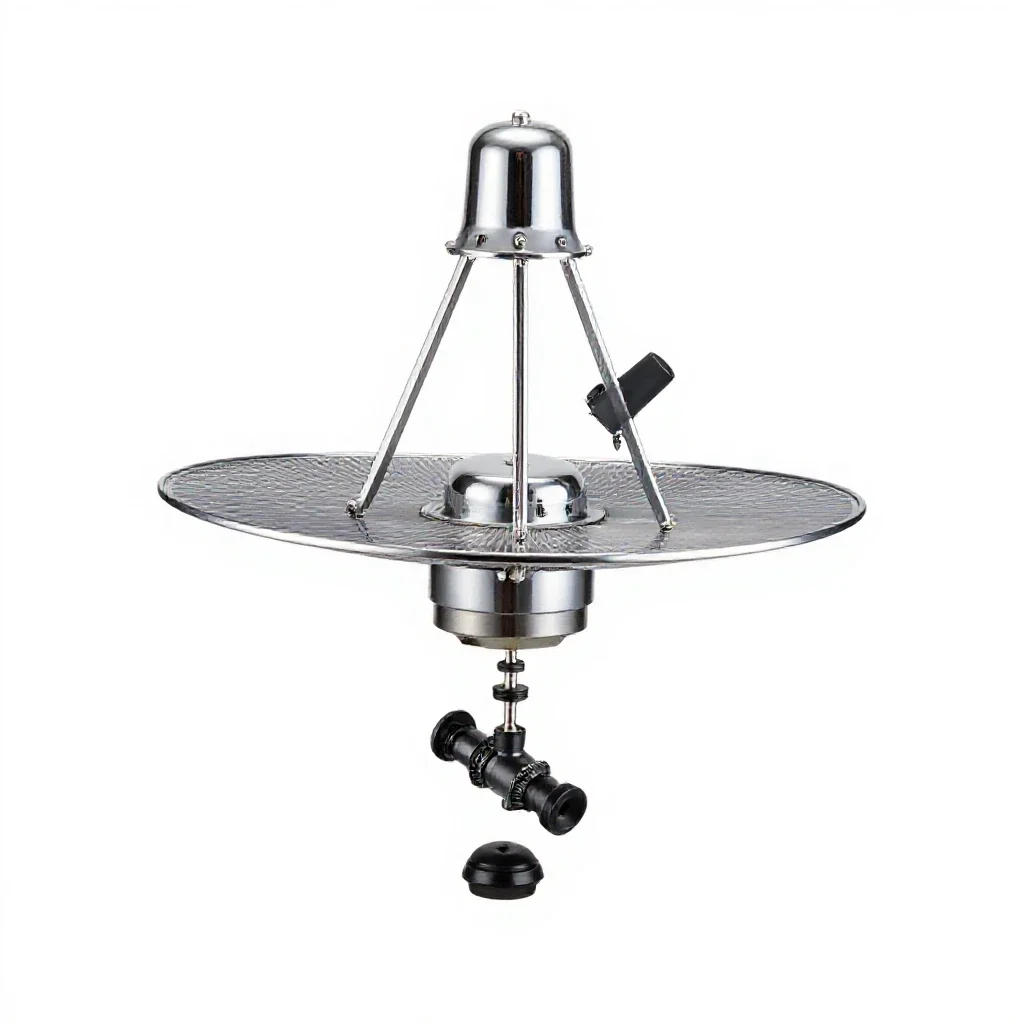 Satellite television isolated on a white background