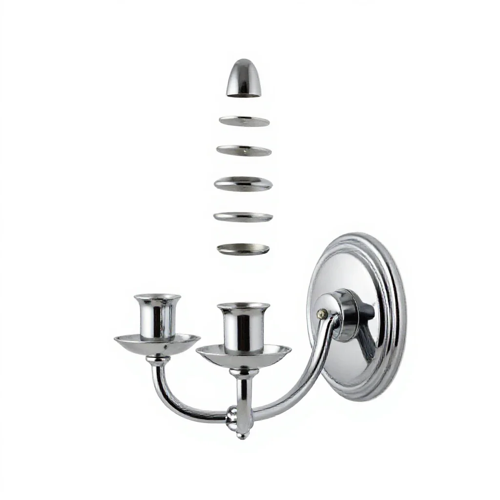 Sconce isolated on a white background