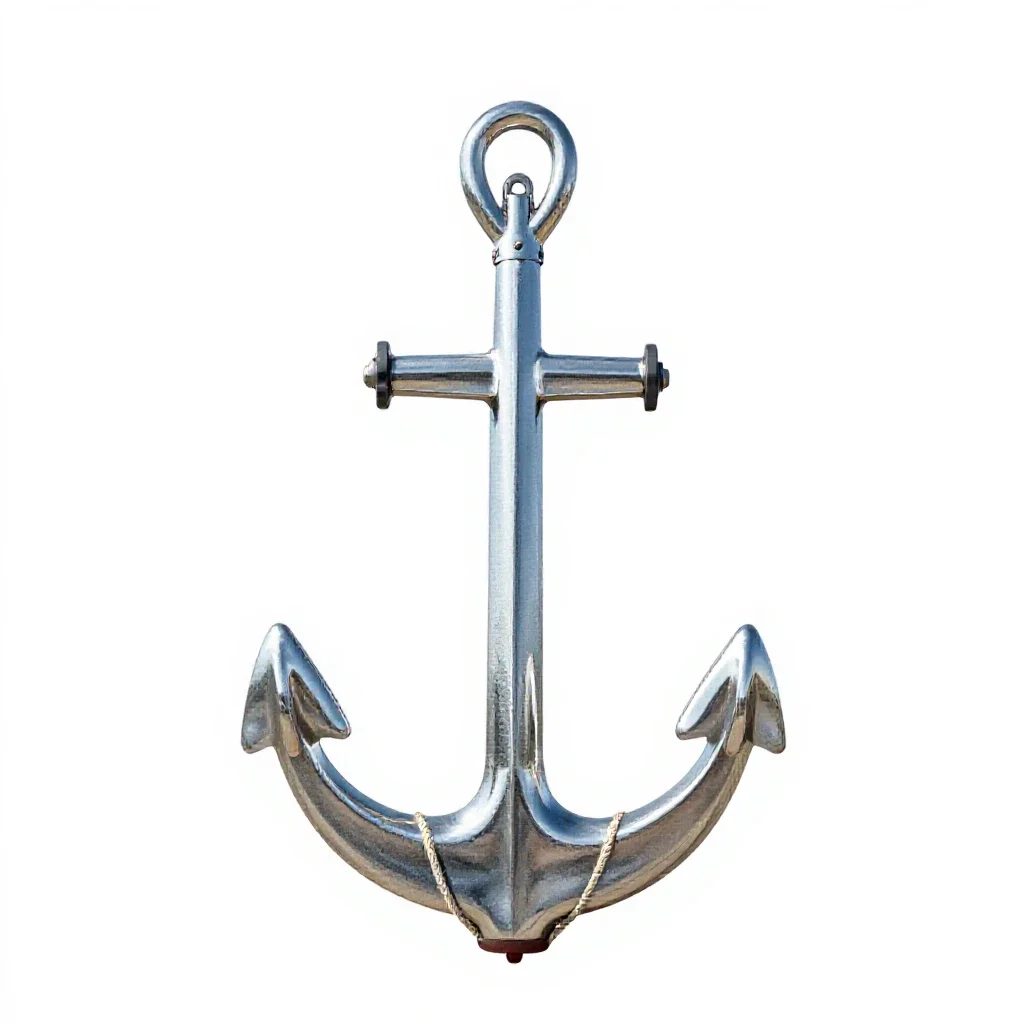 Sea anchor isolated on a white background