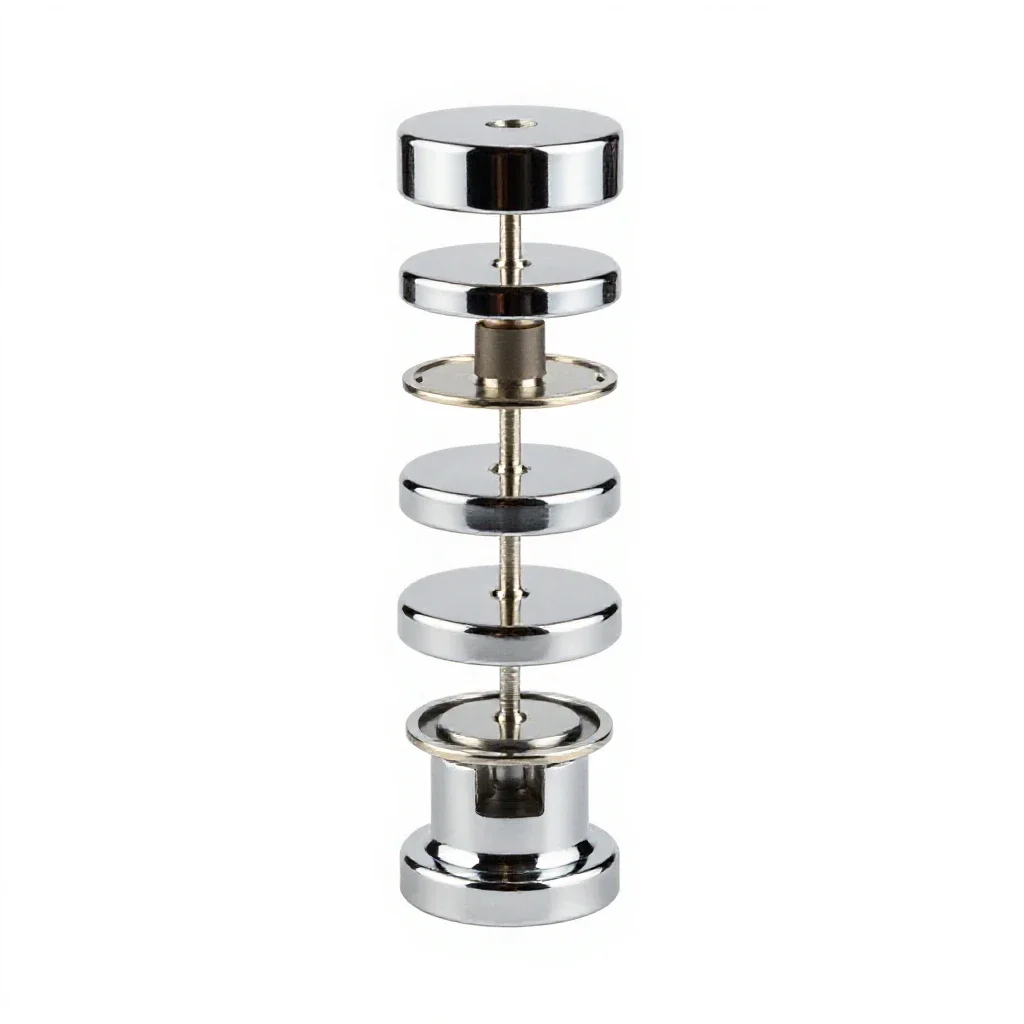 Semiconductor device isolated on a white background