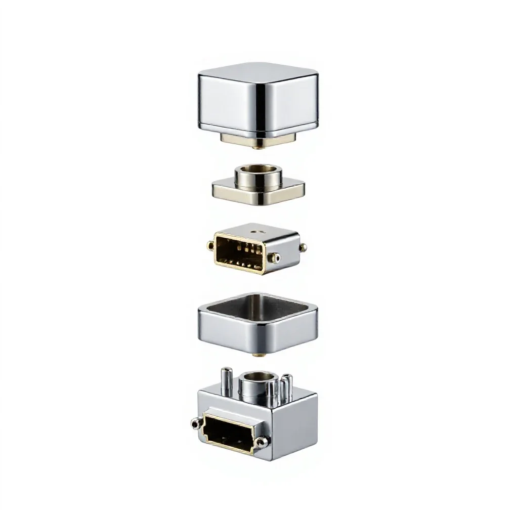 Serial port isolated on a white background