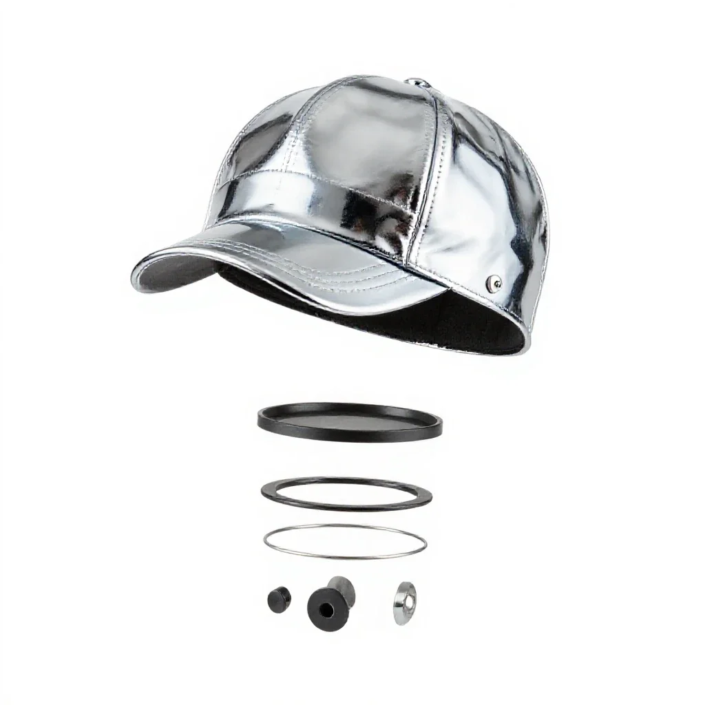 Earflap isolated on a white background