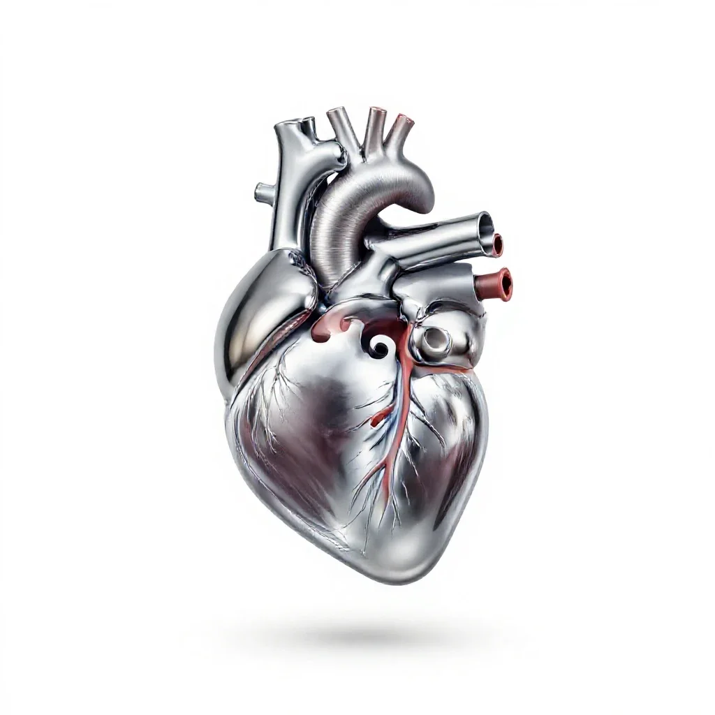 Echocardiograph isolated on a white background