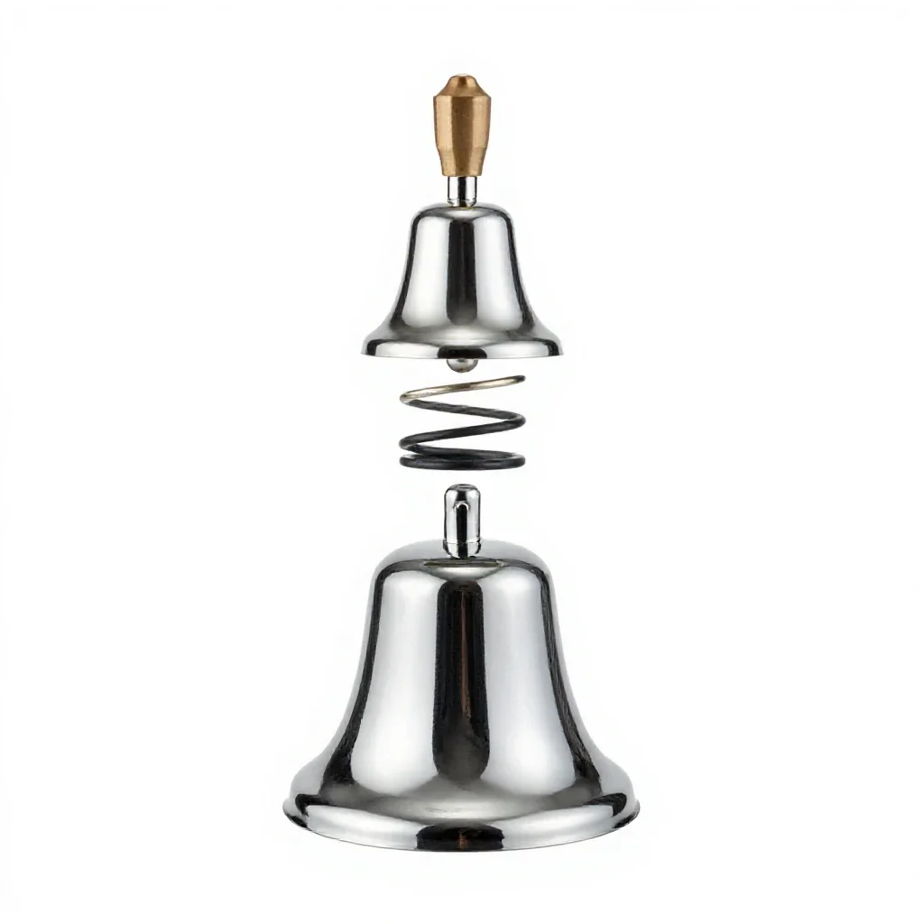 Electric bell isolated on a white background