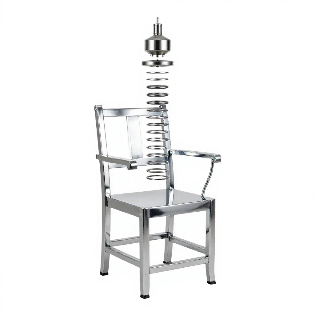 Electric chair isolated on a white background