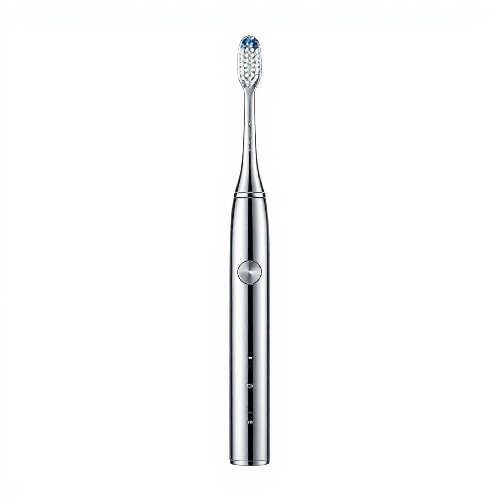 Electric toothbrush isolated on a white background