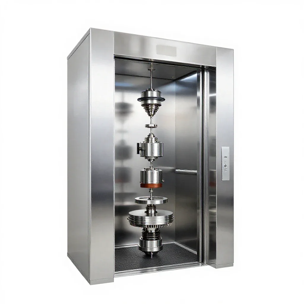 Elevator isolated on a white background