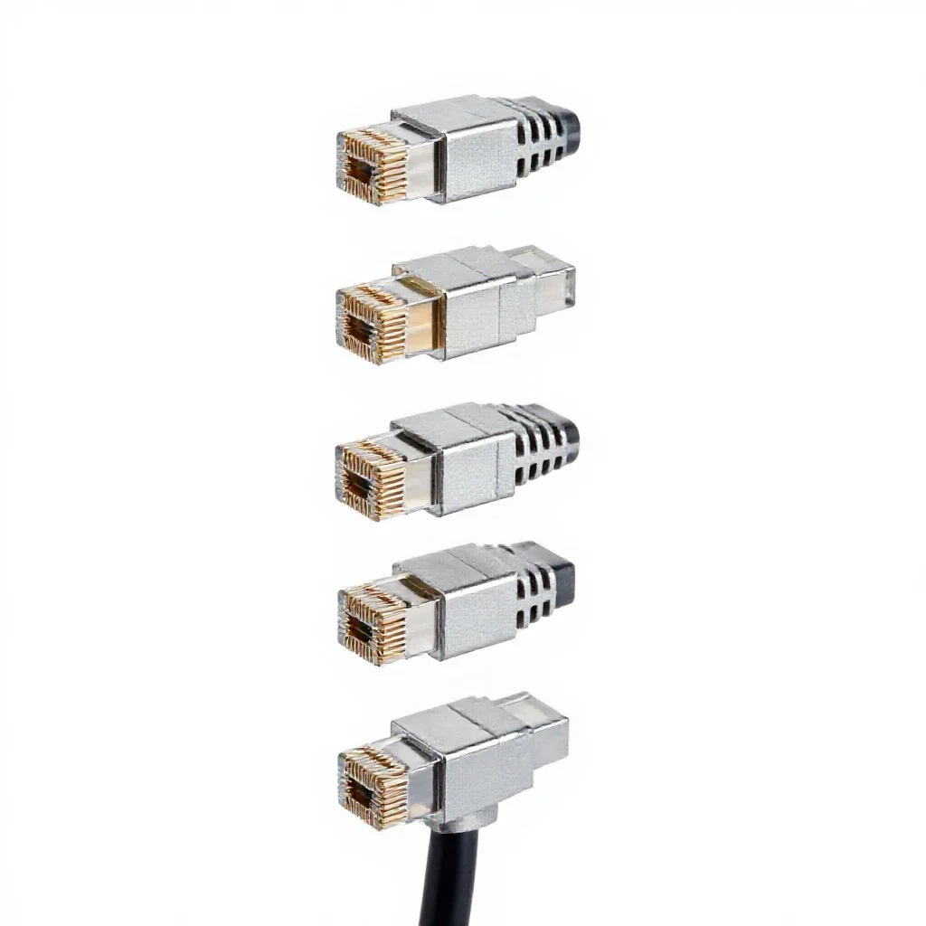 Ethernet cable isolated on a white background