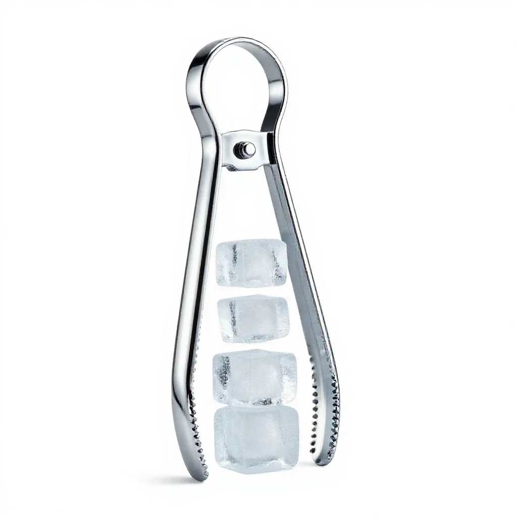 Ice tongs isolated on a white background