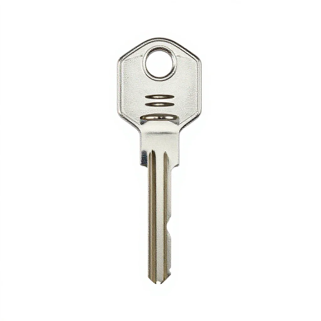 Ignition key isolated on a white background