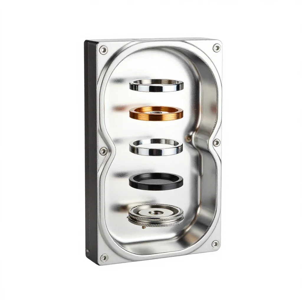 Internal drive isolated on a white background