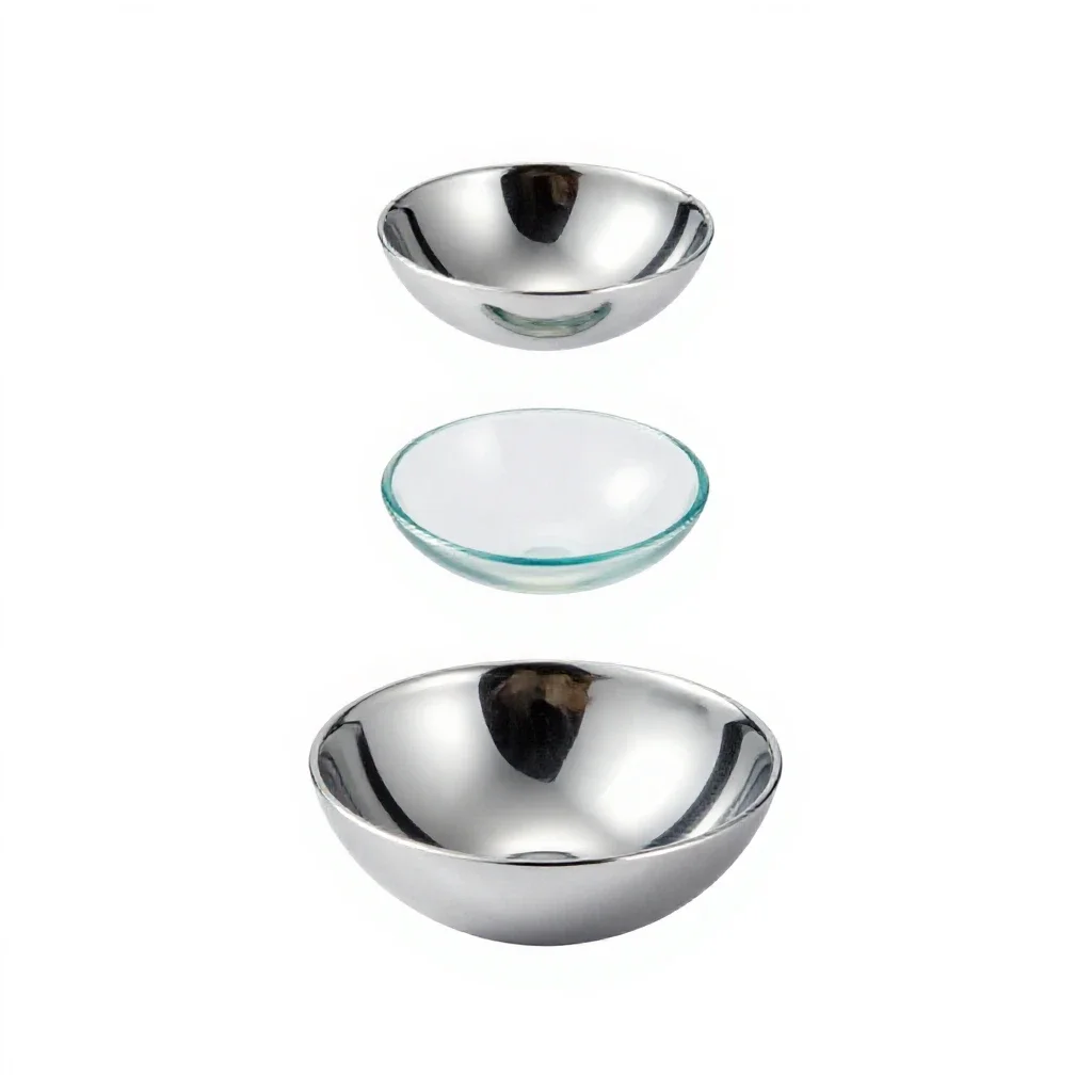 Intraocular lens isolated on a white background