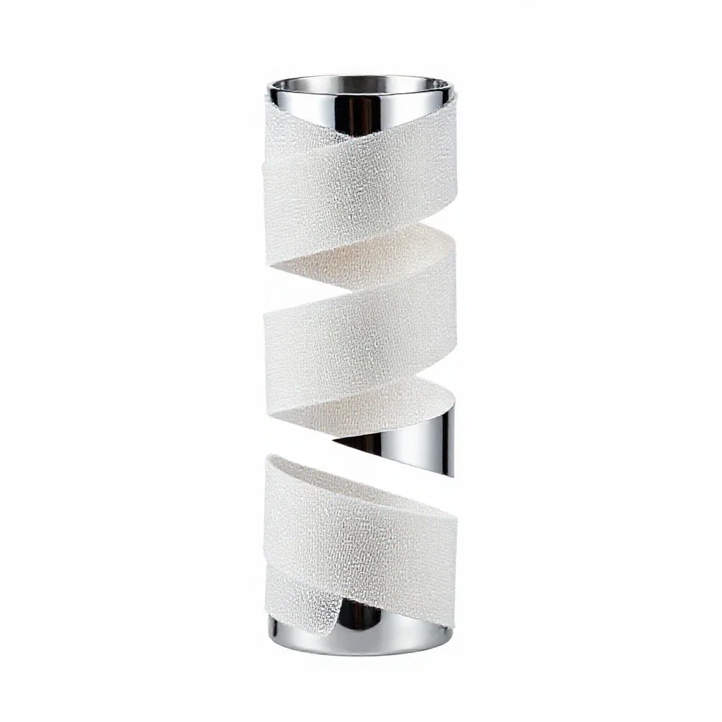 Oblique bandage isolated on a white background