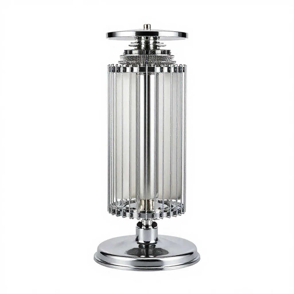 Oil heater isolated on a white background