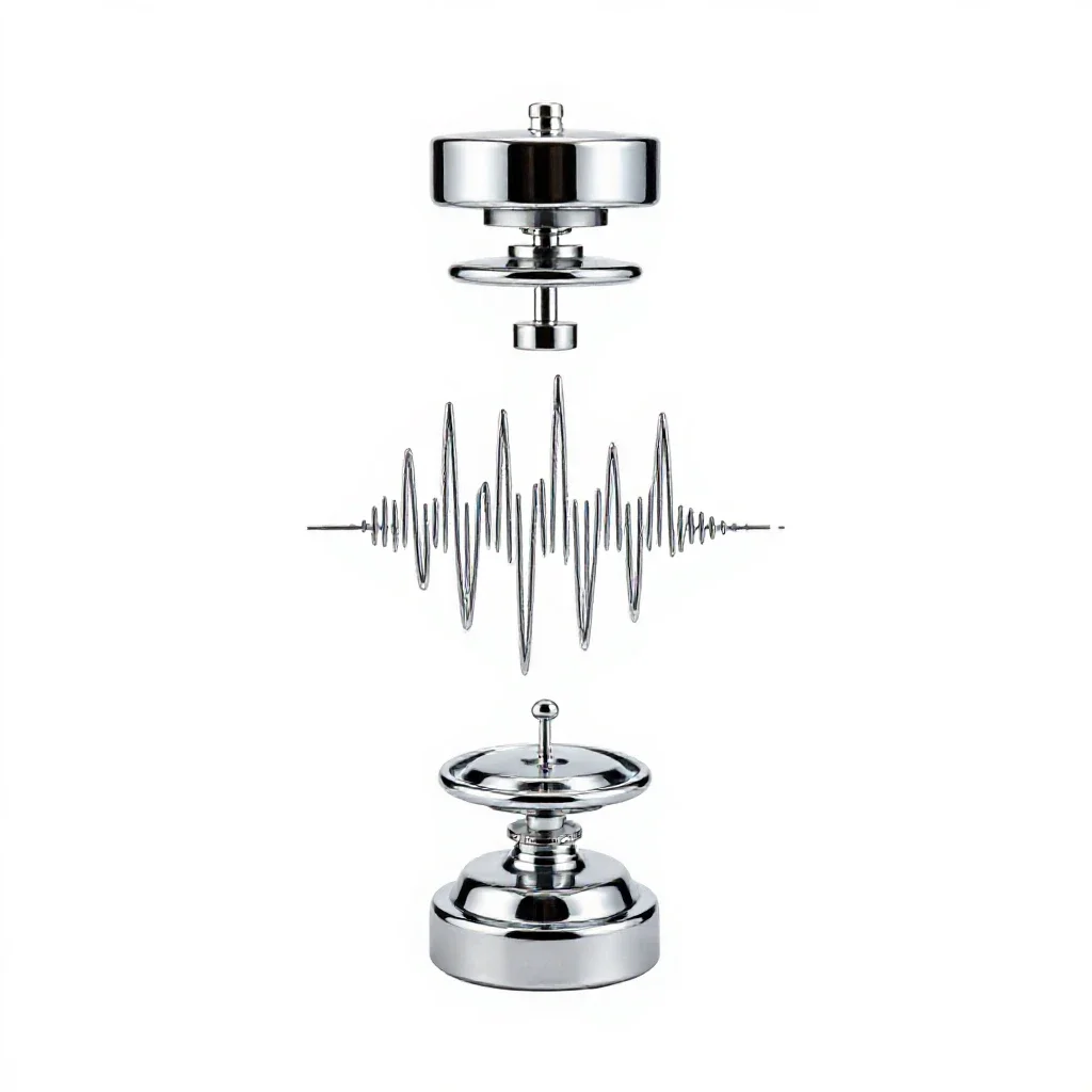 Oscillograph isolated on a white background