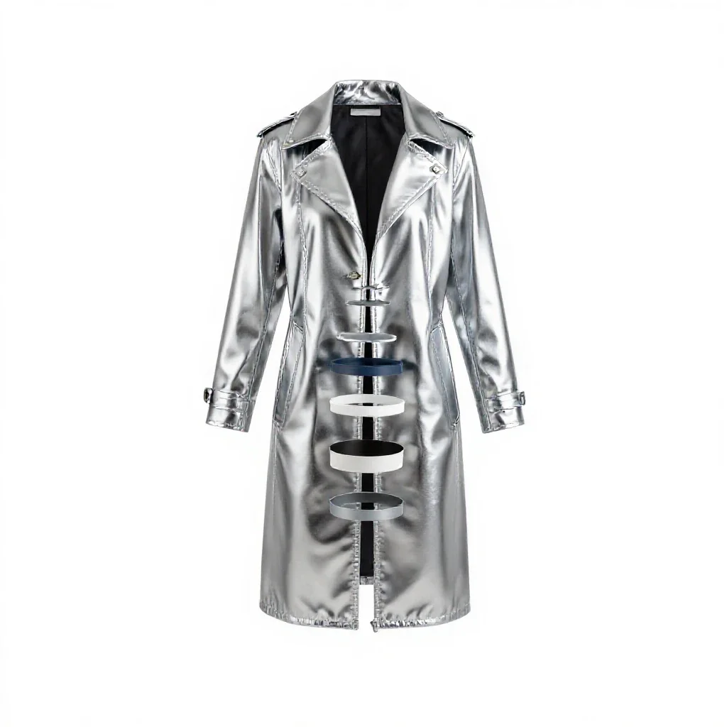 Overcoat isolated on a white background