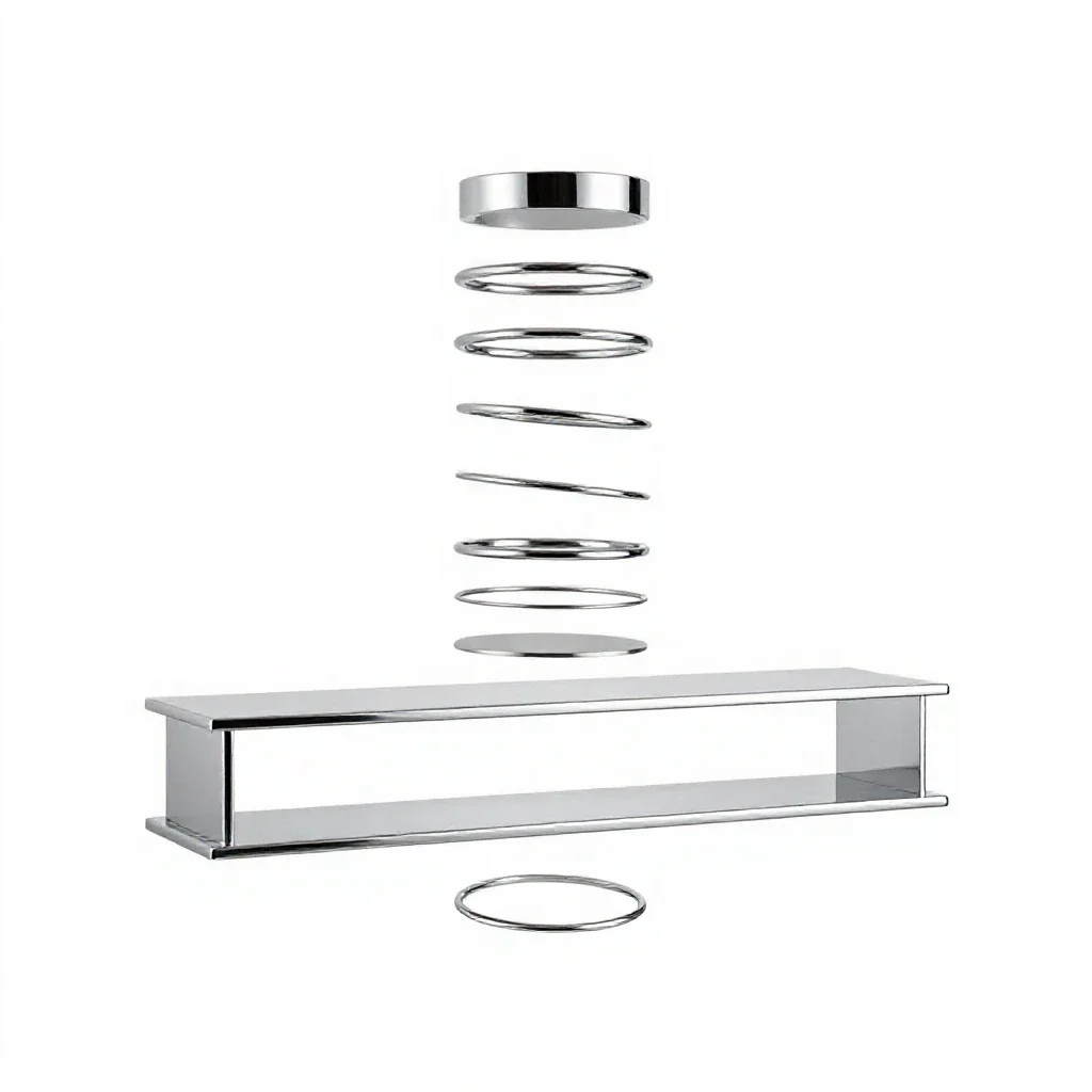 Overmantel isolated on a white background