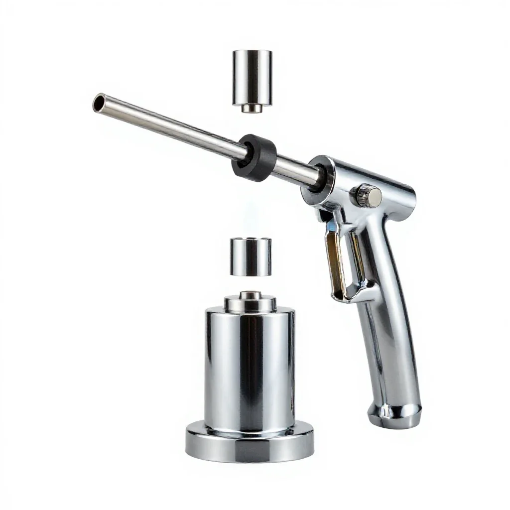 Oxyacetylene torch isolated on a white background