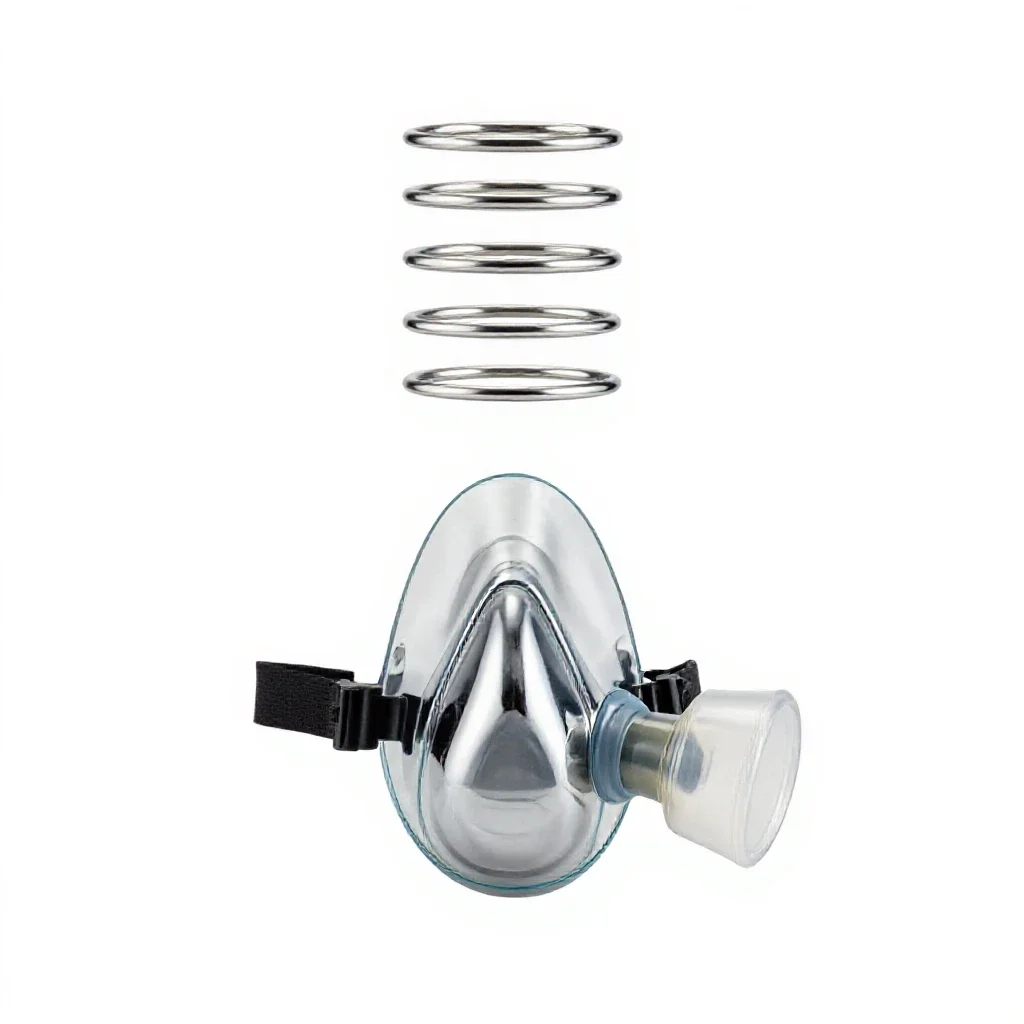 Oxygen mask isolated on a white background