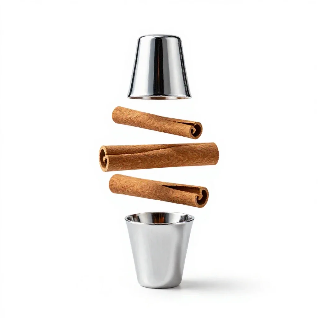Cinnamon bark isolated on a white background