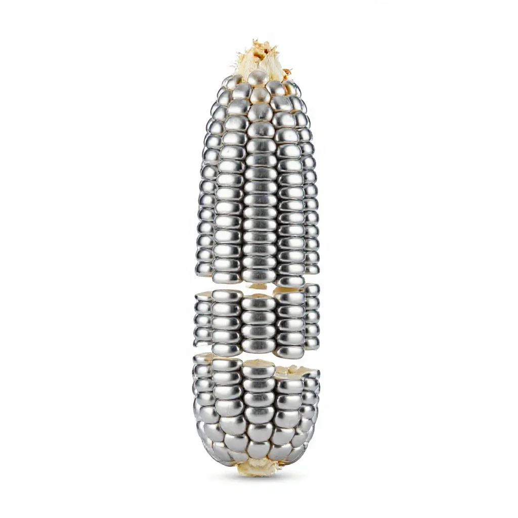 Cornhusk isolated on a white background