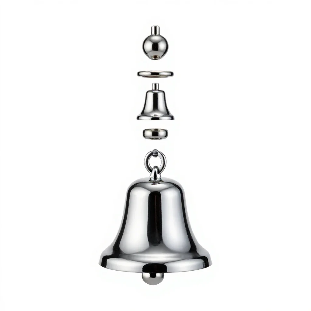Sheep bell isolated on a white background