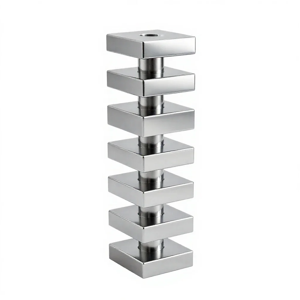 Sheet pile isolated on a white background