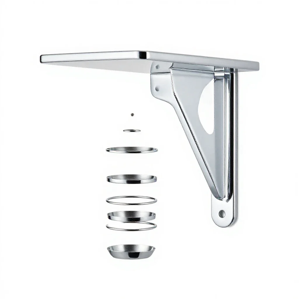 Shelf bracket isolated on a white background
