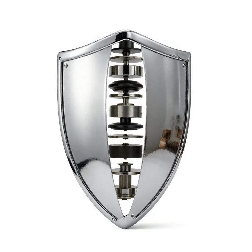 Shielding isolated on a white background