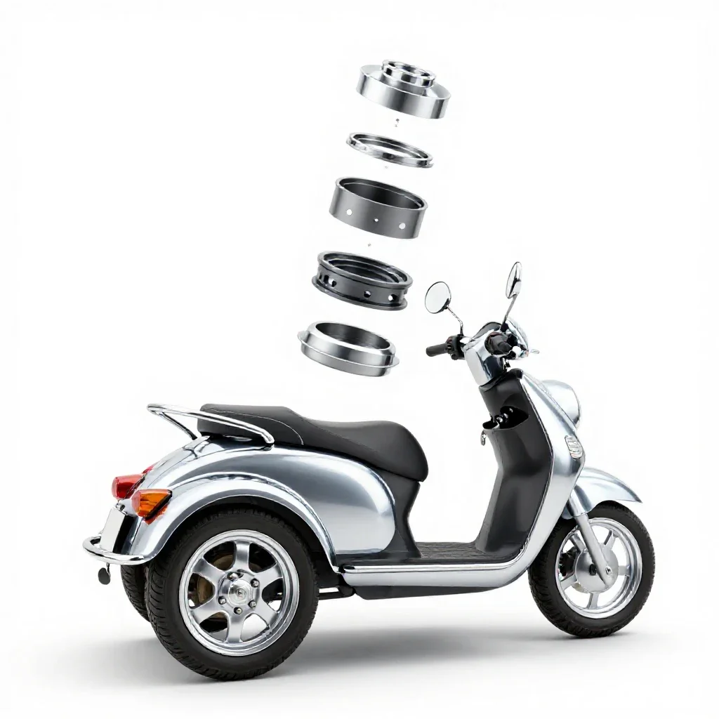 Sidecar isolated on a white background