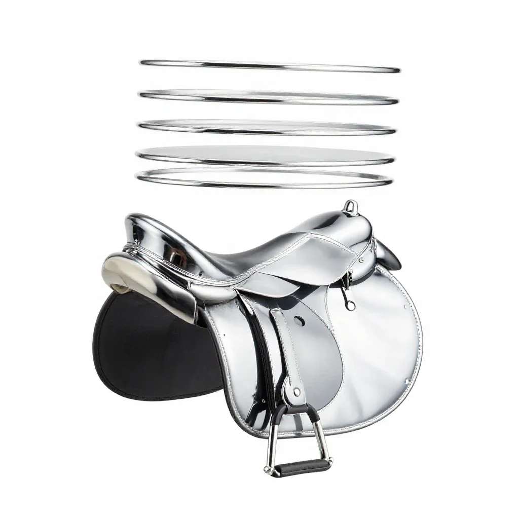 Sidesaddle isolated on a white background