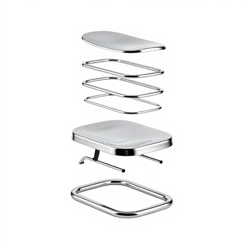 Sliding seat isolated on a white background