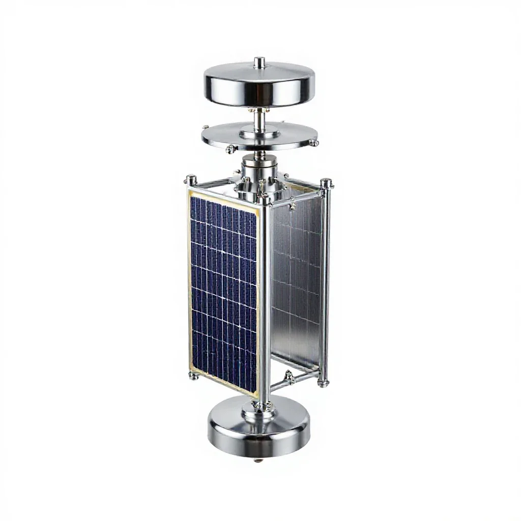 Solar thermal system isolated on a white background