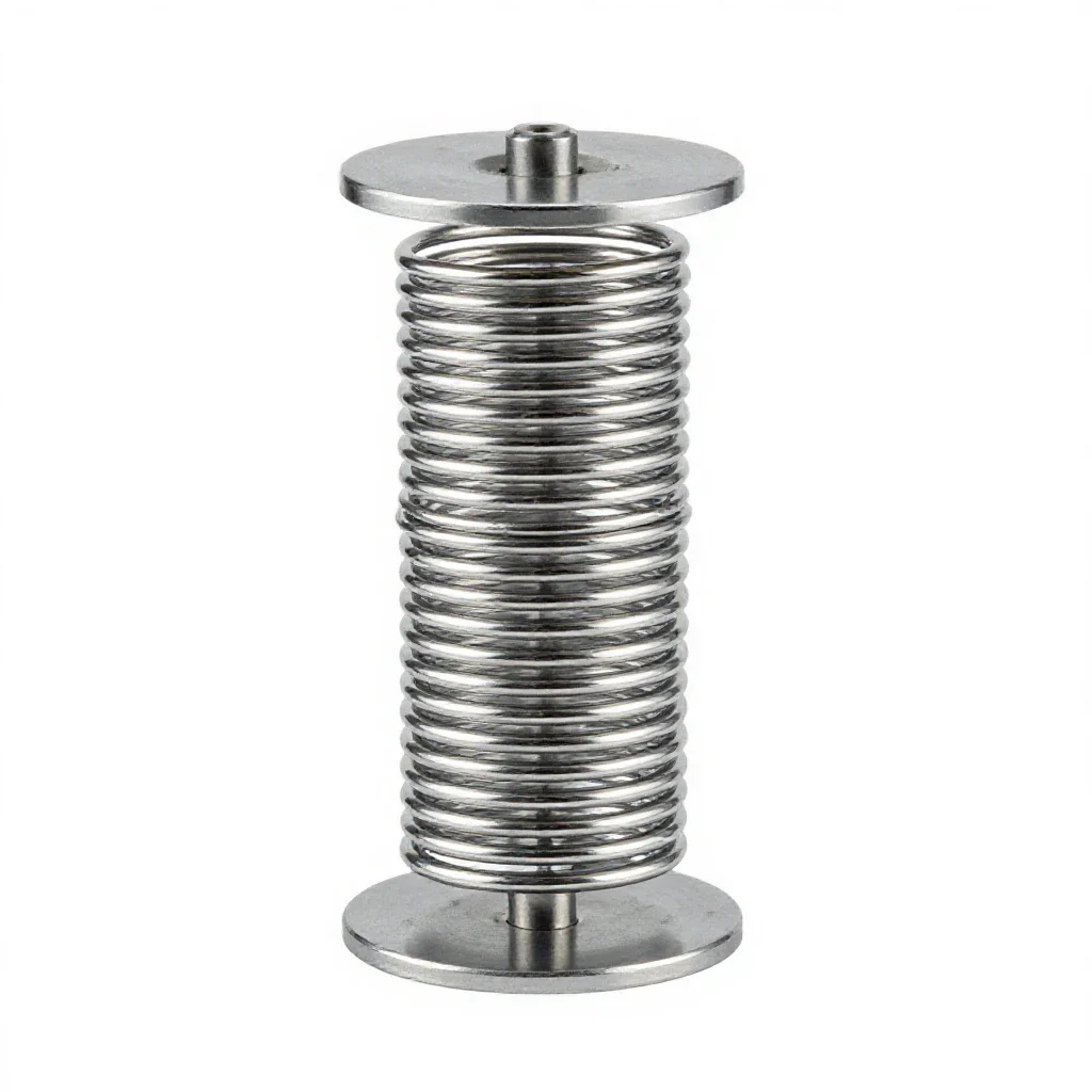 Solenoid isolated on a white background
