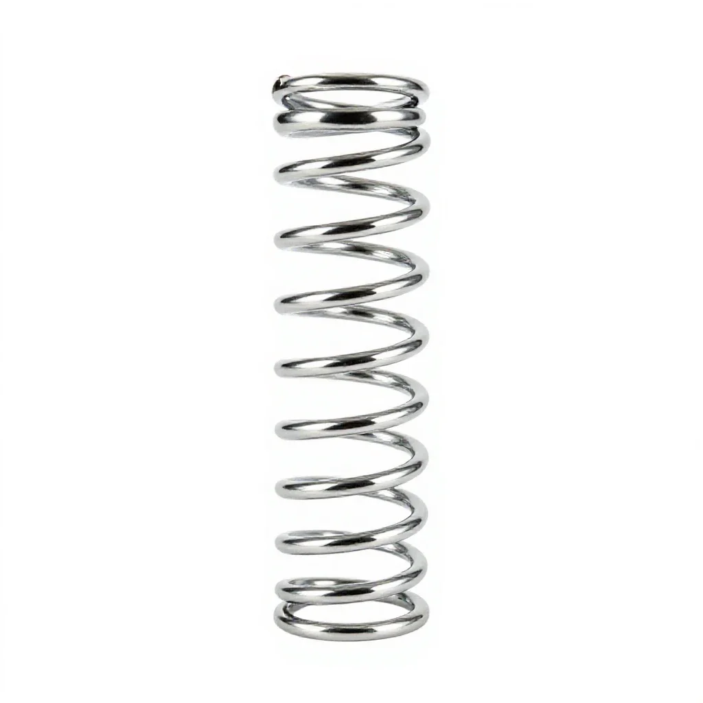 Spiral spring isolated on a white background