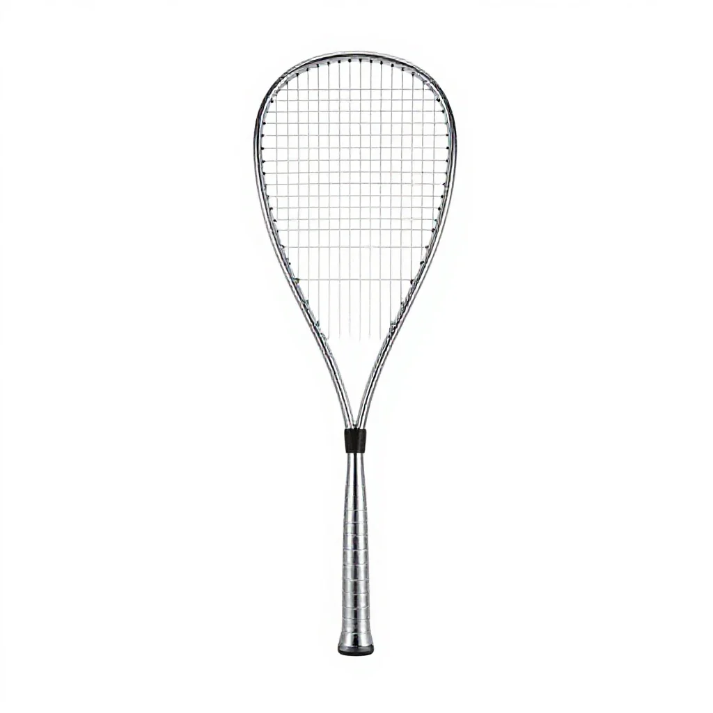 Squash racket isolated on a white background