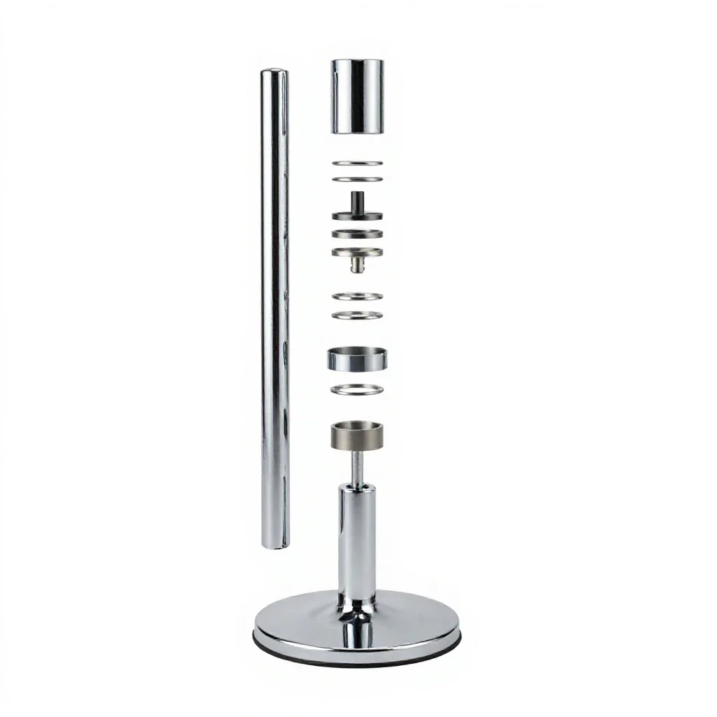 Stanchion isolated on a white background