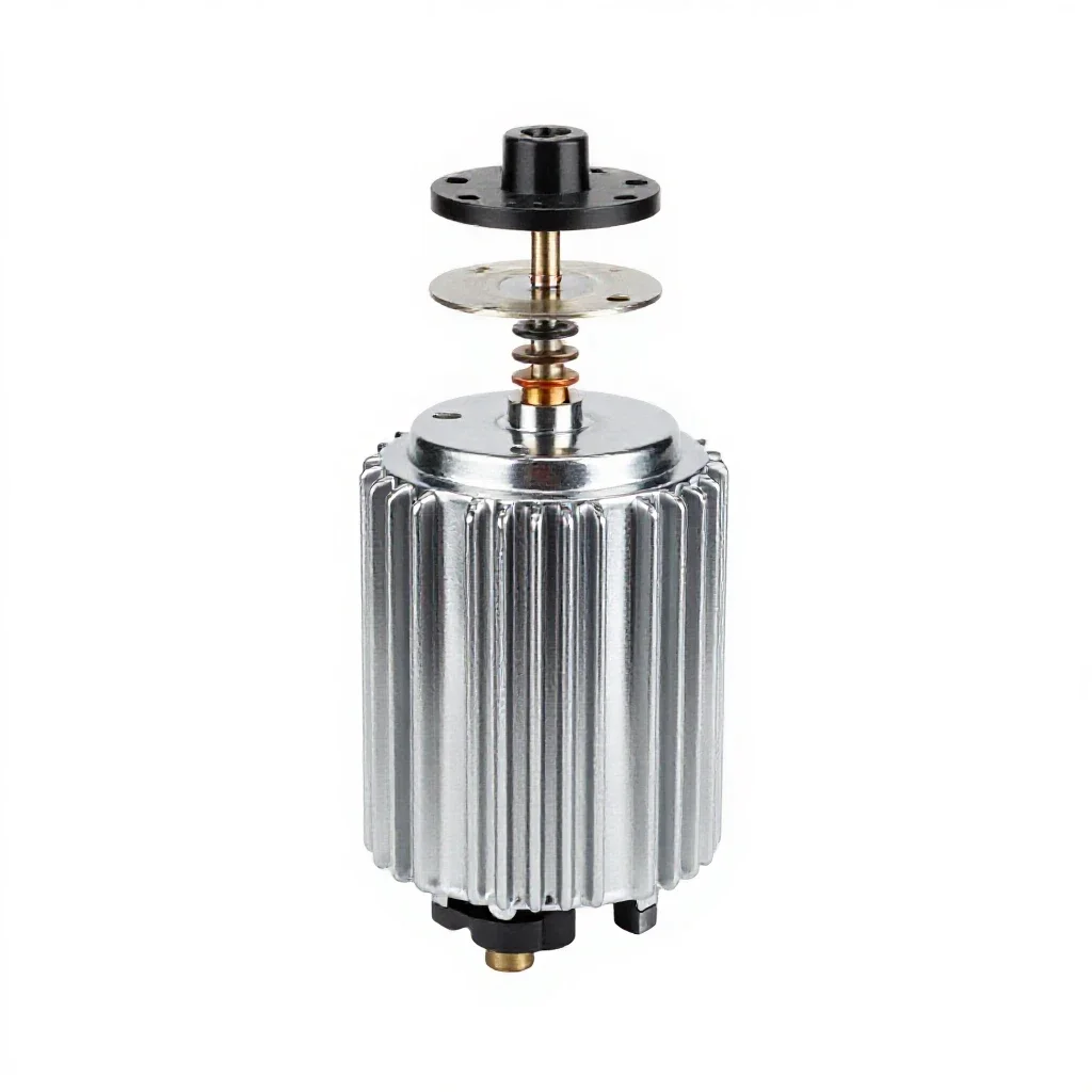 Step-down transformer isolated on a white background