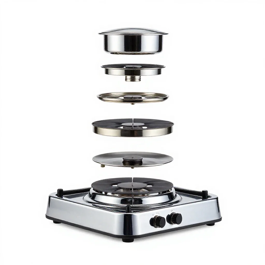 Stove isolated on a white background