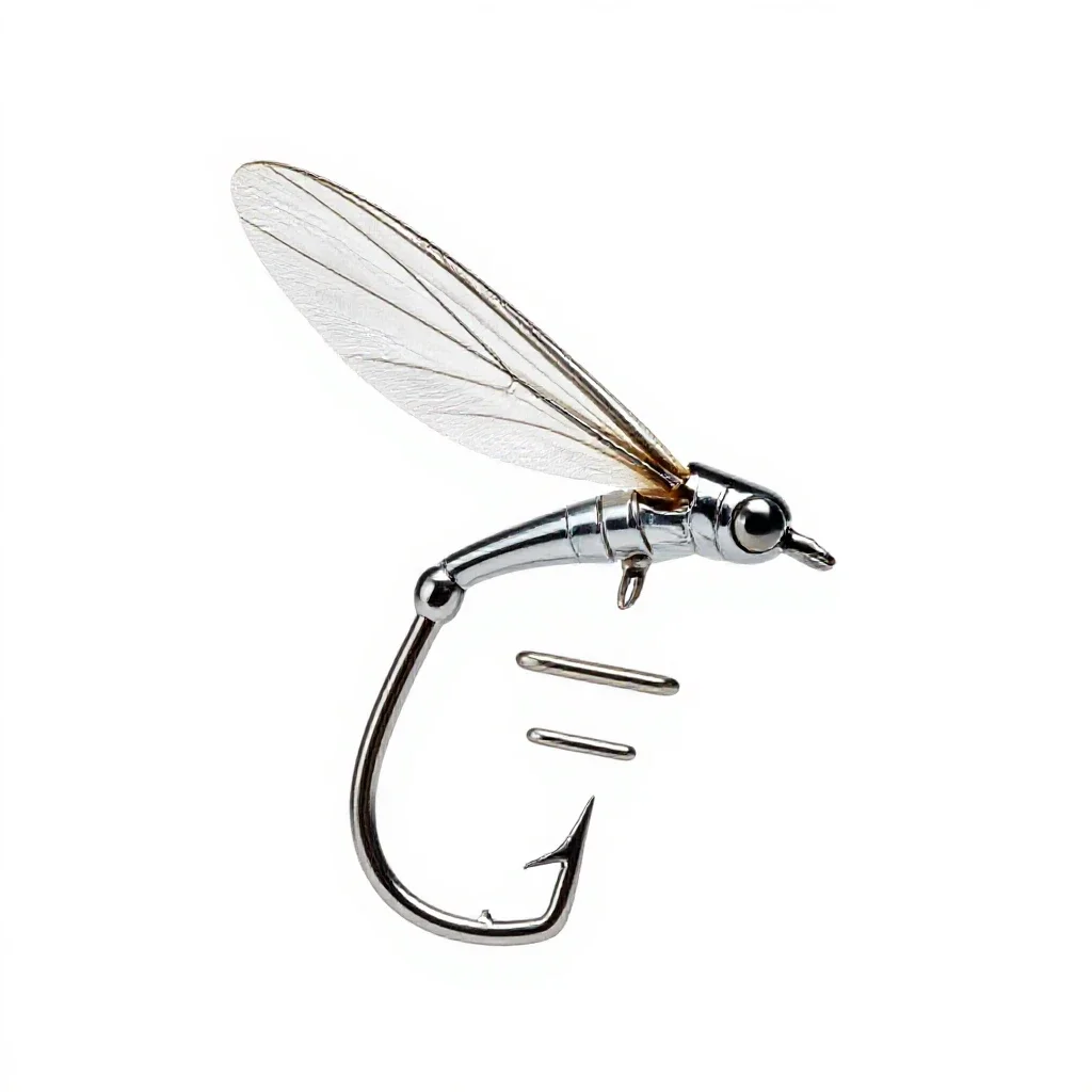 Streamer fly isolated on a white background