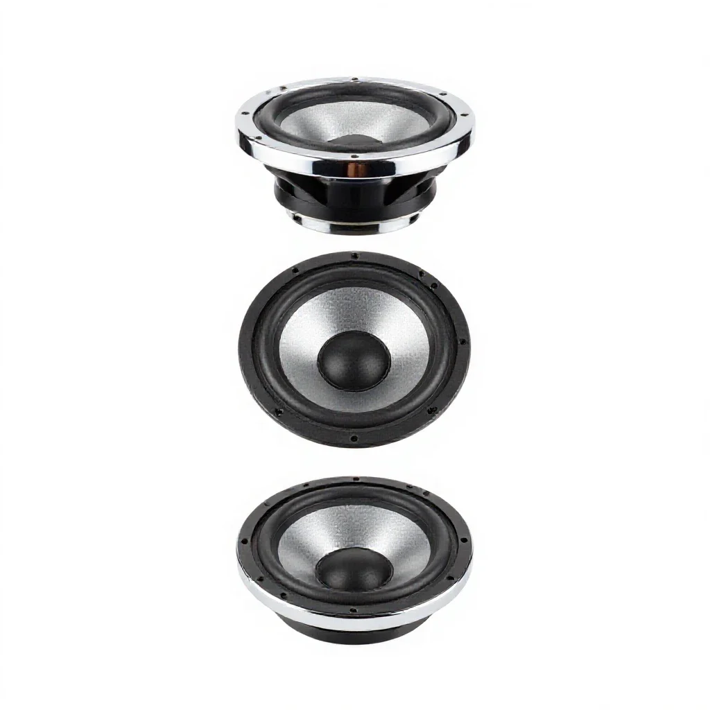 Subwoofer isolated on a white background