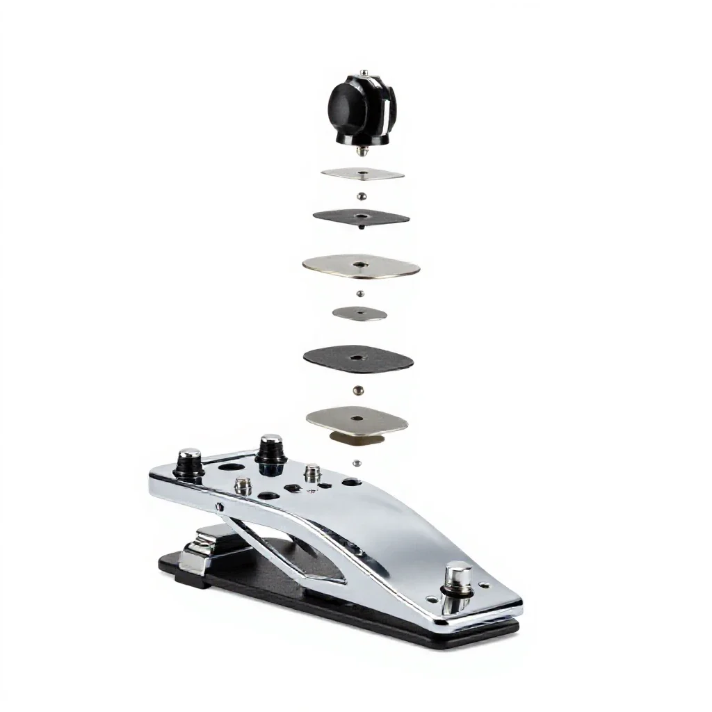 Sustaining pedal isolated on a white background