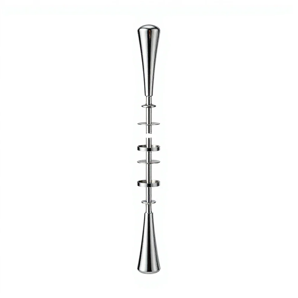 Swizzle stick isolated on a white background