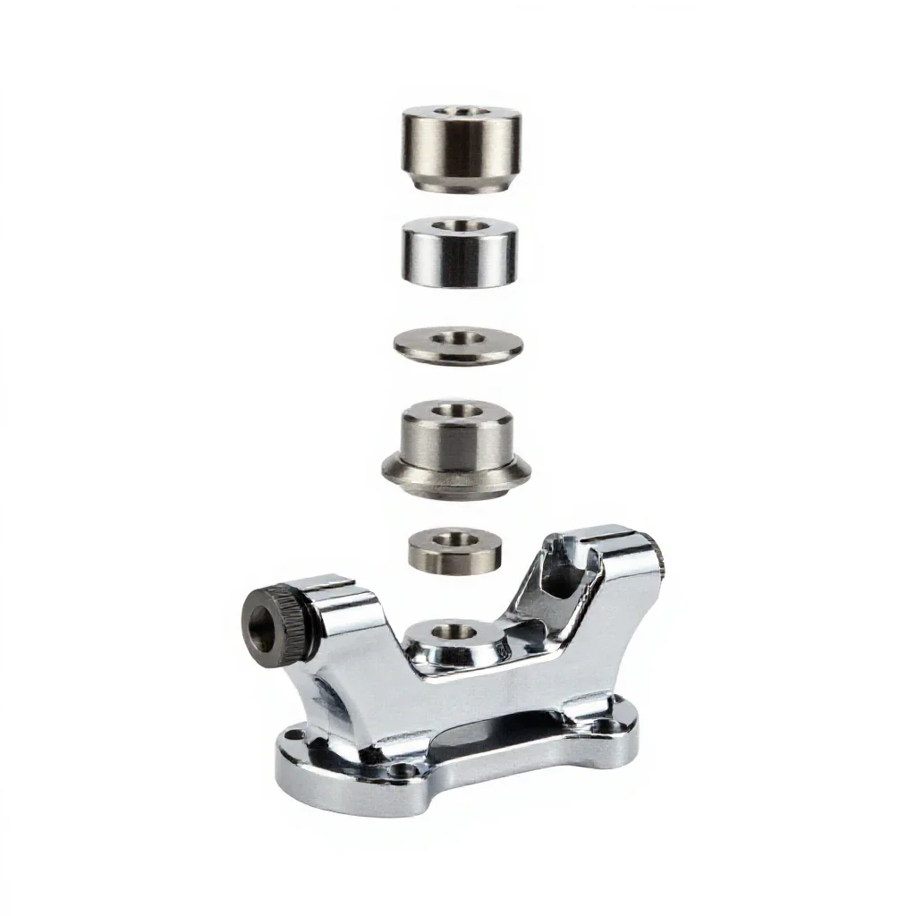 Tailstock isolated on a white background