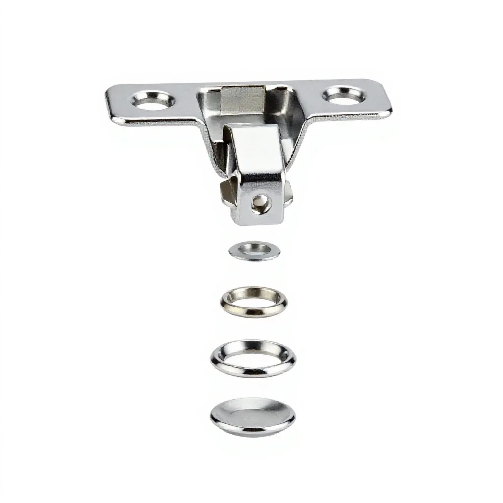 Tee hinge isolated on a white background
