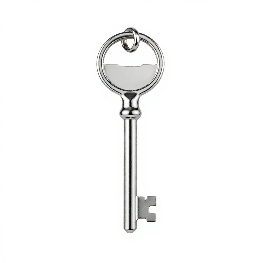 Telegraph key isolated on a white background