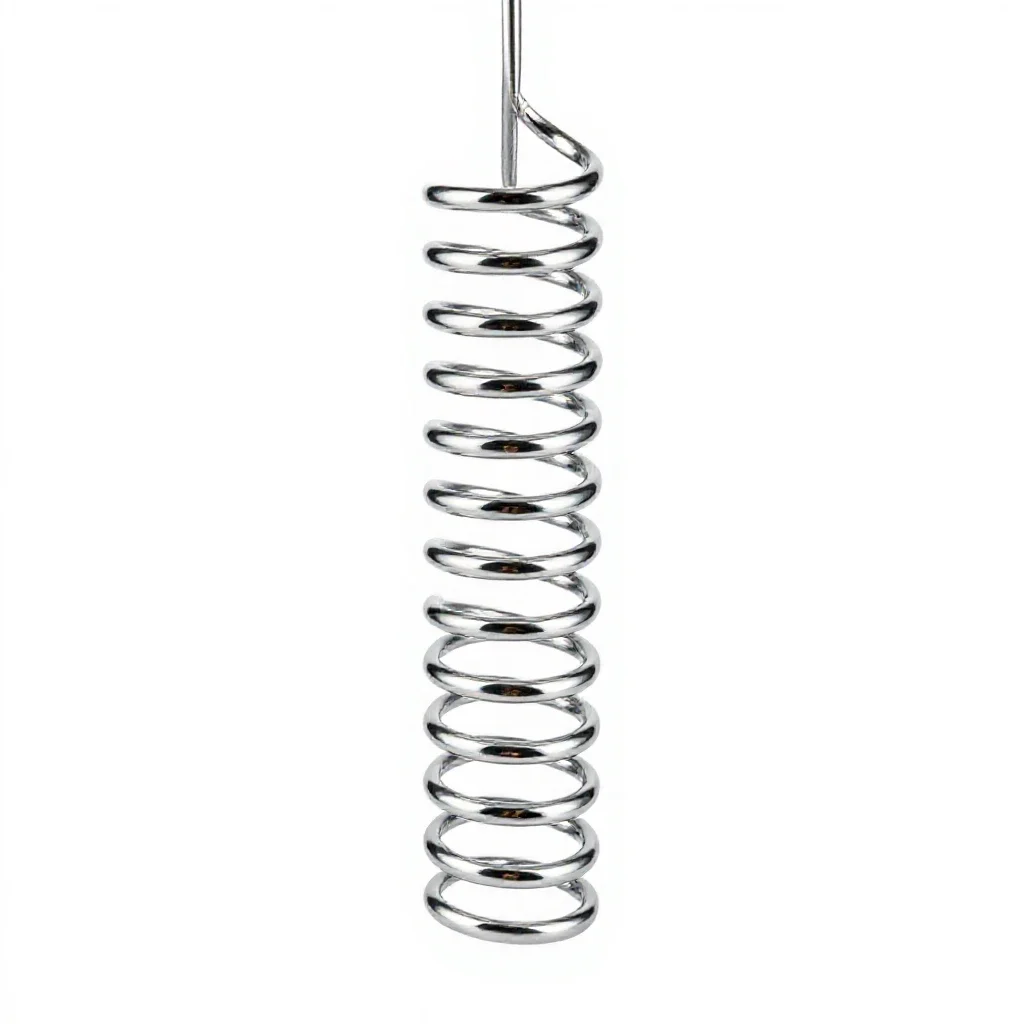 Telephone wire isolated on a white background