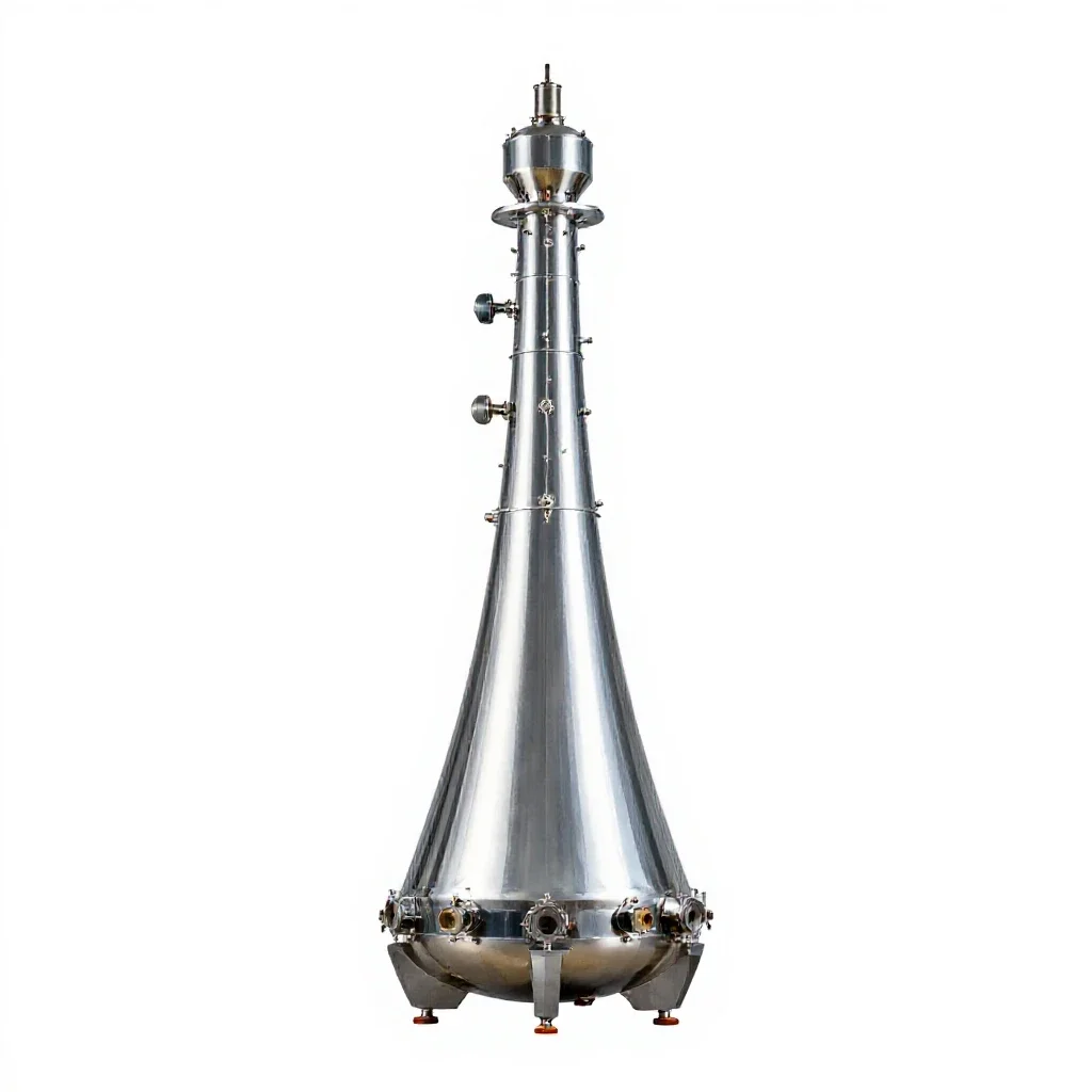 Thermonuclear reactor isolated on a white background